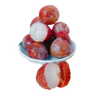 【精品荔枝】特甜大果妃子笑冰鲜荔枝冰冻水果5斤一整箱商用批发