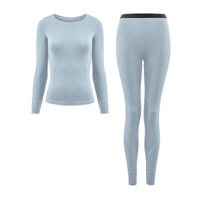 焦点探索女士修身简约保暖套装