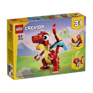 乐高红色小飞龙31145儿童拼插积木玩具6+