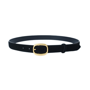 JANES简束【秋冬新款】质感反绒牛皮女士磨砂皮真皮皮带小众设计