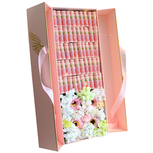 悦派现金礼品盒伴手礼礼金包装盒放有钱花礼盒生日高级礼物盒空盒