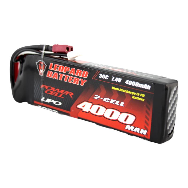 豹牌电池4000MAH 30C 7.4V/2S HSP无限 山鼠727无刷漂移 5C快充