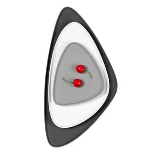 另一边水泥盘家用水杯收纳茶几果盘ins摆件创意鹅卵石软装样板间