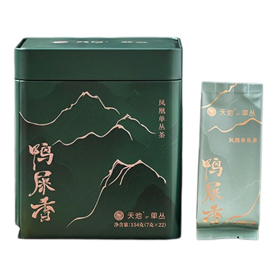 天池25年春茶鸭屎香泡包罐装154g