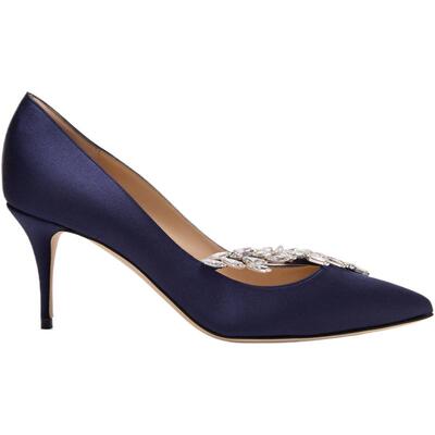 【礼物】MANOLO BLAHNIK玛诺洛/MB女鞋NADIRA高跟鞋麦穗婚鞋