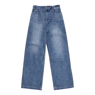 Converse匡威26春季新品复古时尚宽松阔腿牛仔裤女长裤WCJ432-UHA