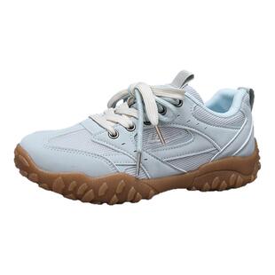 回力女鞋夏季透气潮牌百搭运动休闲轻便软底跑步防滑增高老爹潮鞋