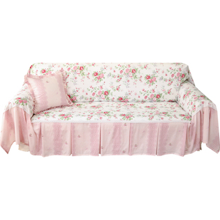 全棉沙发巾全盖沙发套罩布艺美式欧式田园简约现代纯棉盖布可定制