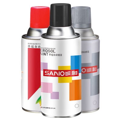 正品三和黑色自喷漆量大整箱优惠