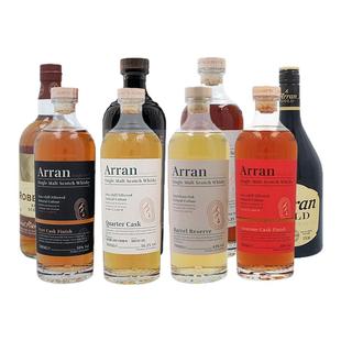 欧洲直邮Arran艾伦单一麦芽威士忌口味浓郁礼盒装进口洋酒700ml