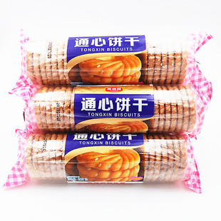 美嘉思通心饼干办公室休闲零食168克多省包邮