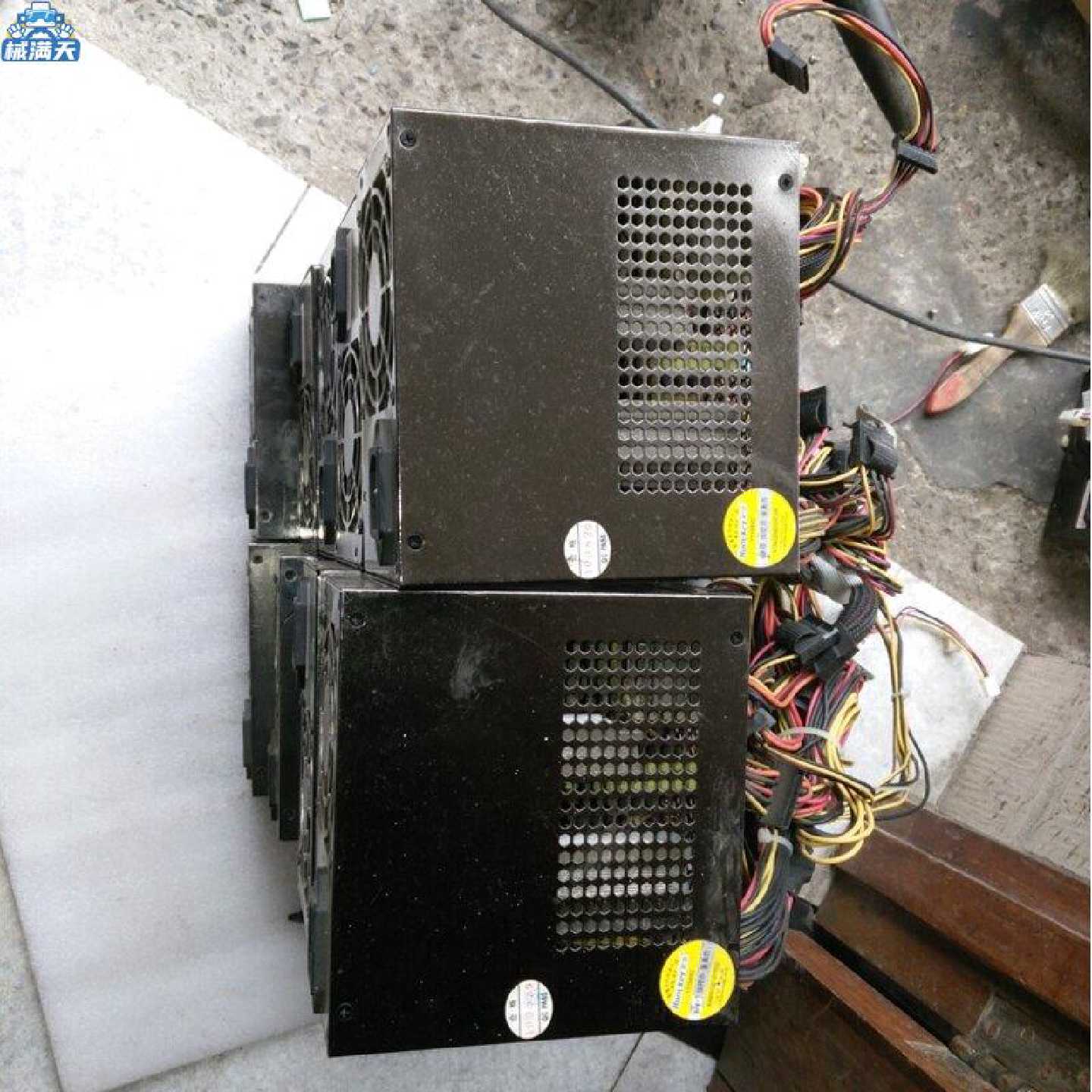 议价航嘉磐石400额定350W独立显卡6P供电24针电源成色新适用