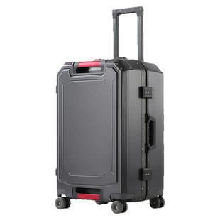 袋鼠行李箱男生大容量加厚结实耐用pc材质26寸男士密码拉杆旅行箱