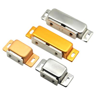 不锈钢磁力扣门窗钣金用金色门吸