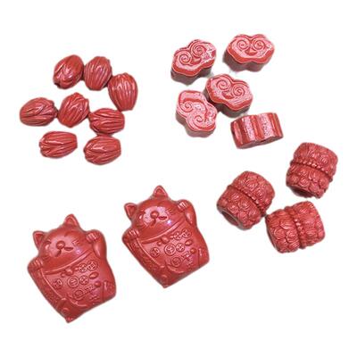 高含量帝王风背云本命年吊坠红砂