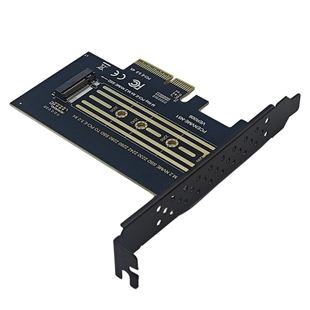 包邮M.2转PCI-E5.0X4高速扩展NVME转接卡M KEY傲腾SSD转换卡NGFF