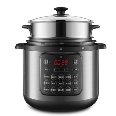 苏泊尔压力锅2025新款8L家用大容量电高压锅蒸笼手动排气饭煲