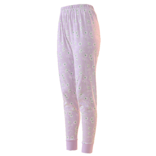 小护士全棉秋裤女士薄款纯棉护膝保暖裤内穿宽松大码打底衬裤线裤