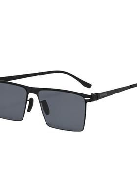 纯平墨镜男开车高级感偏光太阳镜