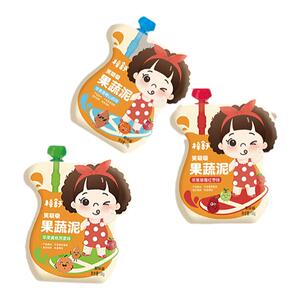 梓舒笑吸吸果蔬泥小包装儿童果泥零食苹果草莓黄桃佐餐泥