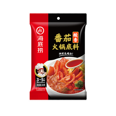 海底捞鲜浓香清汤番茄火锅底料