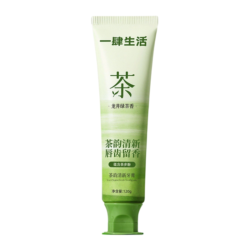 龙井绿茶香牙膏不刺激清新口气