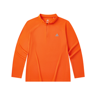 匹克速干长袖T恤|运动跑步半拉链上衣男加绒透气户外秋冬骑行卫衣