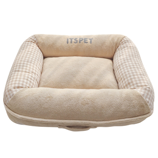 itspet宠小窝毛绒宠物狗窝保暖可拆洗四季狗垫子狗床防水秋冬睡垫