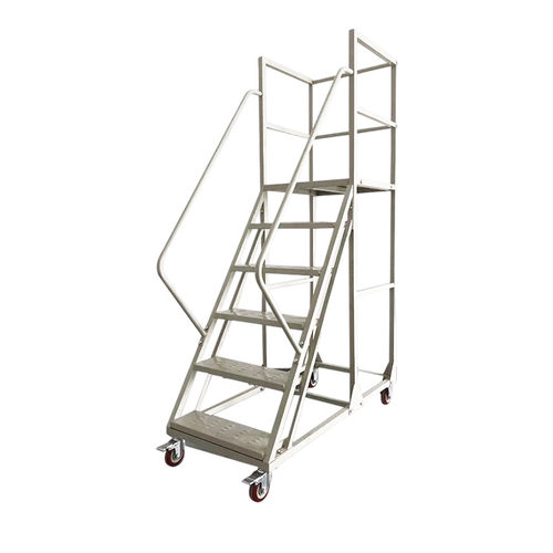可移动登高梯仓库登高平台超市理货商场取货带轮梯子可家用登高梯