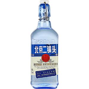 永丰牌北京二锅头42度清香型白酒口粮酒蓝6瓶小方瓶官方旗舰店