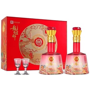 白水杜康春节送礼龙凤呈祥浓香白酒高端礼盒52度整箱六瓶窖藏纯粮