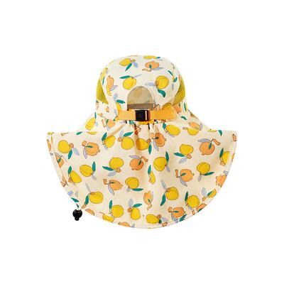 儿童防晒遮阳帽大帽檐