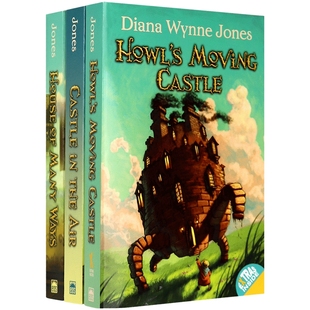 Howl’s Moving Castle 哈尔的移动城堡三部曲 英文原版小说 宫崎骏动画电影原著小说 全英文版进口英语书籍