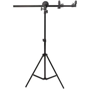 摄影反光板支架 横杆横臂支架拍照打光板柔光板架子柔光屏补光板固定架便携拍摄反光板硫酸纸支撑架伸缩架子