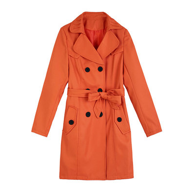 啄木鸟中长风衣女士春秋装