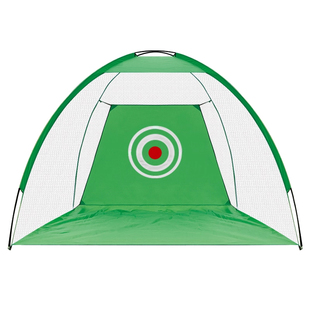 高尔夫球练习网室内Golf训练打击笼 挥杆练习器 配打击垫套装球网