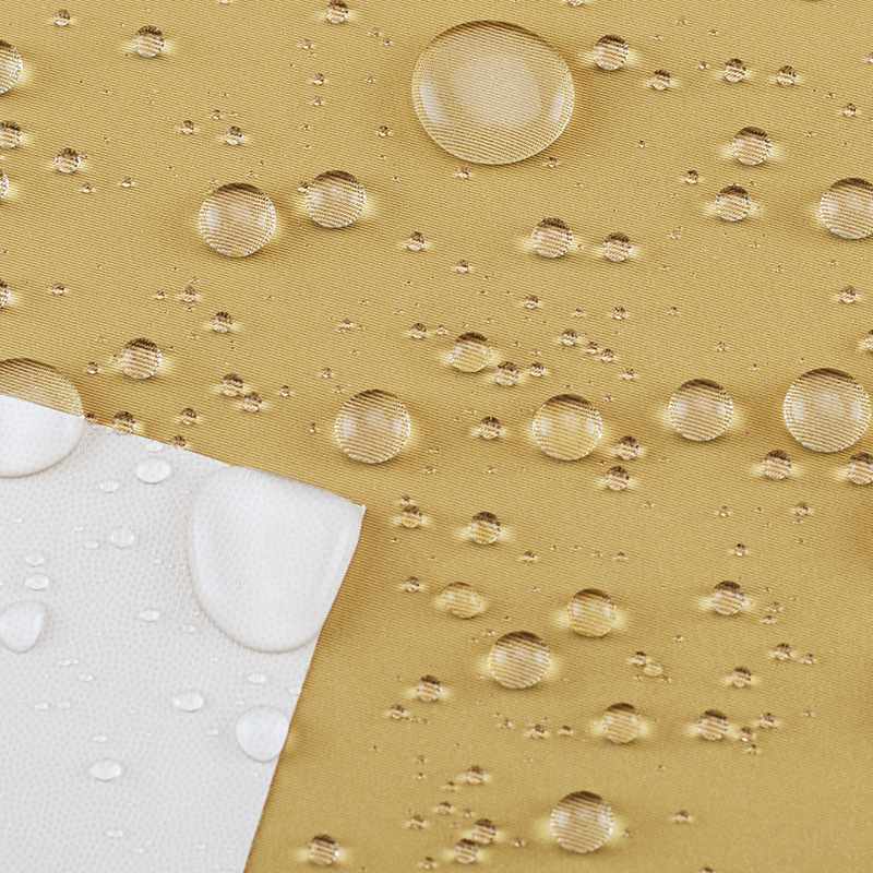 75D斜纹贴白膜涤纶宠物防水防冲锋衣三服箱包布料155g面料户外