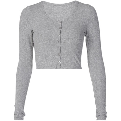 gusty薄款小性感长袖上衣