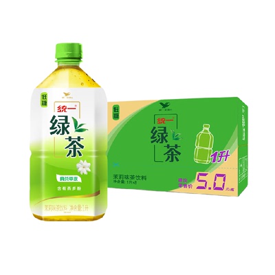 统一低糖绿茶茉莉味茶饮料