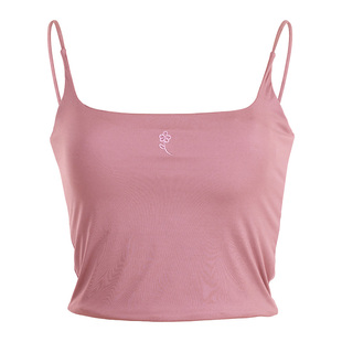 诗意花朵舞蹈吊带背心花路背心专业舞蹈打底服无钢圈胸垫可拆卸