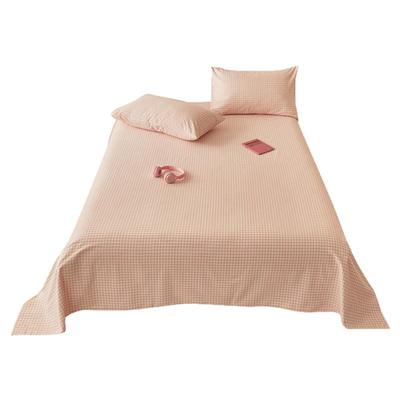 100纯棉磨毛床单三件套四季通用