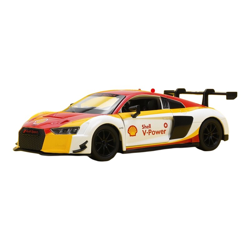 正版1/24宝马M4GT3合金汽车模型奥迪R8 LMS赛车壳牌联名限量玩具