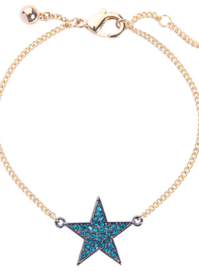 女士欧美风百搭镶钻礼服配饰手链