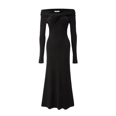 Heirloom一字露肩针织连衣裙