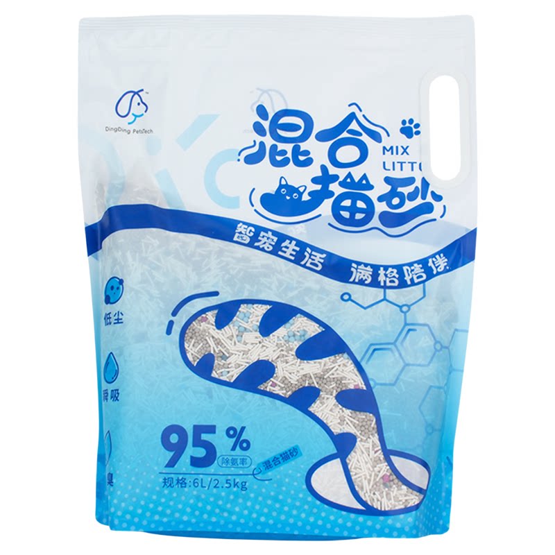 DingDing食品级豆腐混合猫砂5斤