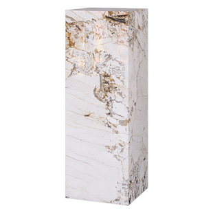 轻奢花架子客厅落地式阳台岩板花盆架庭院展示摆台大理石摆件底座