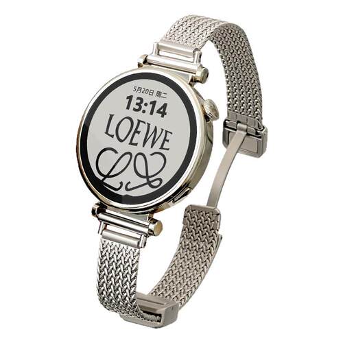 适用于oppo手表watchx2mini表带X3mini磁吸OPPO手表链金属麦穗3/4pro智能se运动watch腕带高颜值女表专用41mm