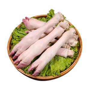 新鲜宰杀羊蹄子冷冻生羊蹄带筋小羊蹄羊脚散养羊爪羊肉可整箱批发