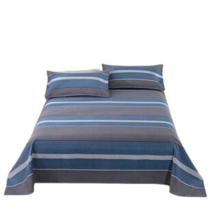 特厚老粗布床单加厚纯棉被单宿舍两件套大床三件套定制大炕单