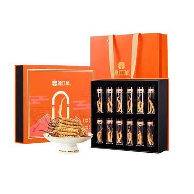 [年货节]源江草冬虫夏草官方旗舰店正品虫草4-5根/克20克礼盒送礼